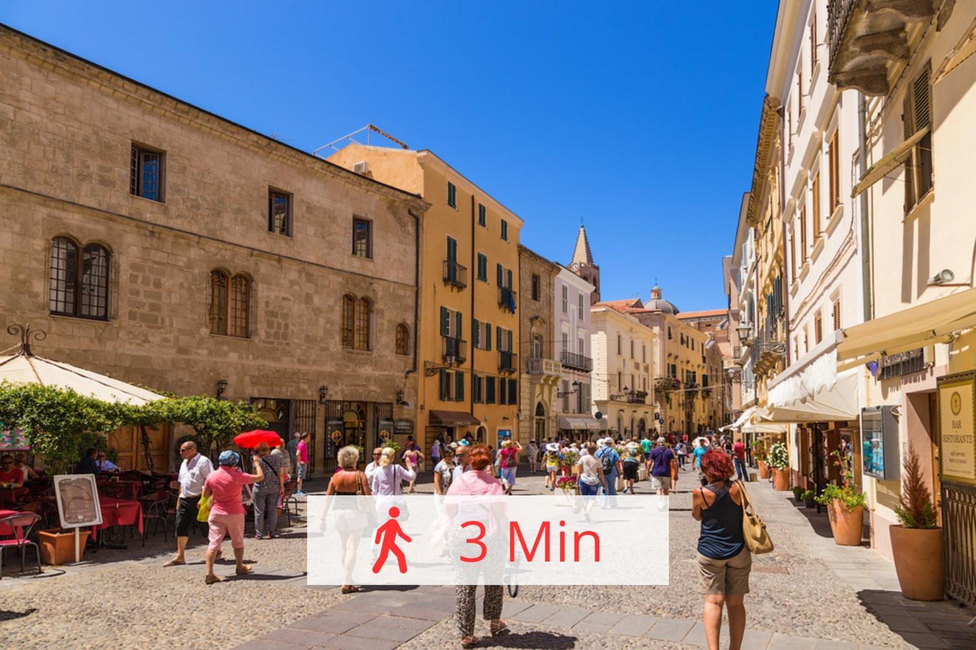 Moderno Monolocale - Centro Storico - Casa Shelter Lägenhet Alghero Exteriör bild